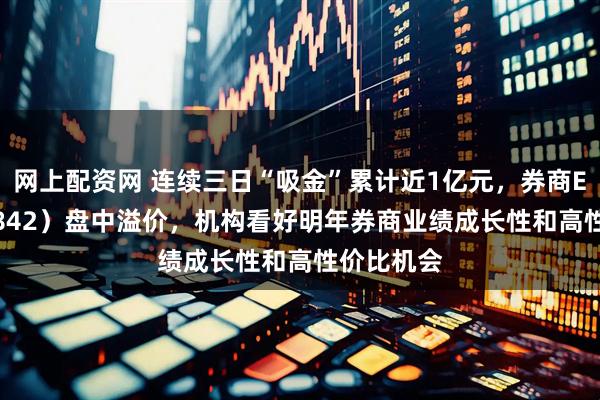网上配资网 连续三日“吸金”累计近1亿元，券商ETF（159842）盘中溢价，机构看好明年券商业绩成长性和高性价比机会